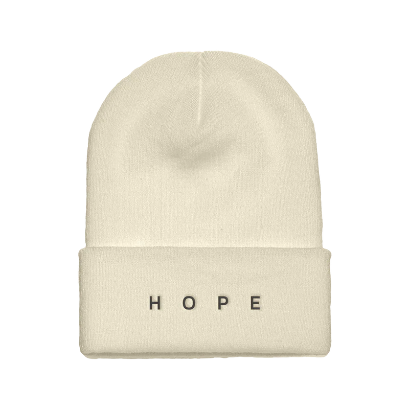 CREAM HOPE BEANIE