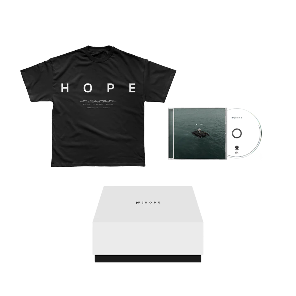 HOPE - LIMITED EDITION TRACKLIST T-SHIRT & CD BOX SET